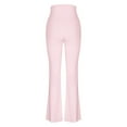 thumbnail image 4 of REALiKUN Womens Yoga Pants Flare Leg Elastic High Waist Stretch Bootcuts Seamless Workout Wide Bell Bottoms Leggings, 4 of 6