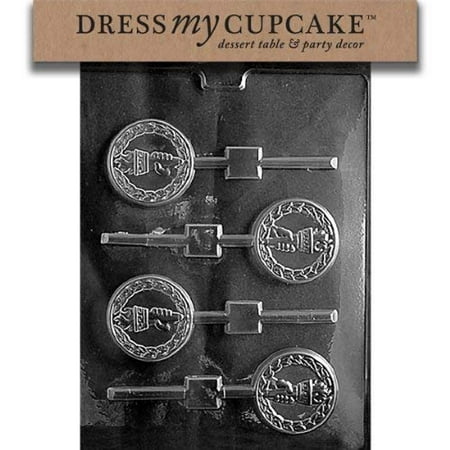 

Dress My Cupcake DMCS074 Chocolate Candy Mold Torch Lollipop