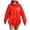 A01-Red, variant on Godom Women's Casual Hoodies Long Sleeve Sweatshirts Cowl Neck Drawstring Hooded Pullover Top with Pockets