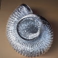 thumbnail image 2 of Wosthever Manguera de ventilación de aire de aluminio del metal fácil de instalar y elástica en manguera de conducto de papel de aluminio Decoración del hogar, 2 of 6
