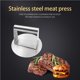 thumbnail image 2 of Prensa De Hamburguesas De Acero Inoxidable, Trituradora De Carne Redonda Ampliamente Utilizada, Prensa De Parrilla Resistente Al Calor Para Cocina Casera, Barbacoa Al Aire Libre Scienceny HA016720-00, 2 of 7