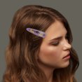 thumbnail image 5 of Pinza para el pelo para mujer, clip clásico para decoración del pelo de pato, accesorio firme deslizante lateral, clippúrpura, 5 of 5