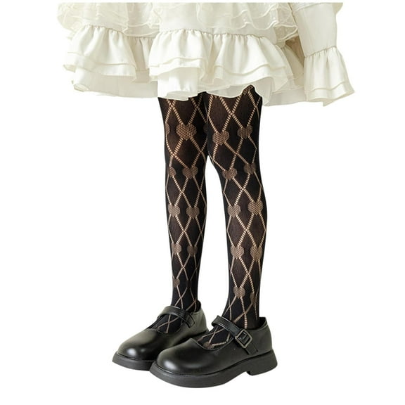 Odeerbi 0-13 Years Toddler Girls Summer Lace Pantyhose Cotton Fishnet Tights Hollow Out Leggings Breathable Mesh Stocking Pants