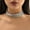 Silver Color 1, variant on Heavy Metal Twisted Torques Choker Necklace for Women Spiral Big Chain Grunge-Silver Color 1