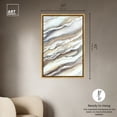 thumbnail image 5 of Neutral Lines I Boho Abstract Wall Art Canvas Wall Art by Art Remedy, Gold Floater Frame, 31.5" x 46.5", 5 of 7