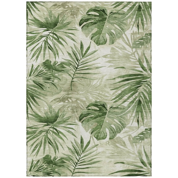 Dalyn Rugs Machine Washable Indoor/Outdoor Chantille Aloe 10' x 14' Rug