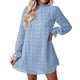 thumbnail image 1 of Vestido de manga larga, vestido de manga larga para mujer, vestido de lunares dulces para mujer, vestido suelto para mujer, optimizado para la excelencia, 1 of 6