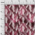 thumbnail image 2 of oneOone Cotton Cambric Maroon Fabric Feather Sewing Fabric By The Yard Printed Diy Clothing Sewing Supplies 56 Inch Wide-KJ, 2 of 6