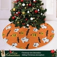 thumbnail image 6 of FMSHPON Cute Halloween Cartoon Xmas Christmas Tree Skirt Stand Mat for Holiday Party Decoration Indoor Outdoor 48 inches, 6 of 6