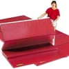 GSC 4' x 8' Folding Bonded Foam Mat, Red