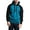 Cyan Caviar/Black, variant on G-Style USA Men's Heavyweight Contrast Raglan Sleeve Fleece Pullover Hoodie Sweatshirt MH13112 - Black/Gray Camo - Medium