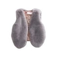 thumbnail image 1 of GDREDA Girls Coat & Jacket Toddler Girls Jacket Fashionable Winter Warm Hooded Woolen Vest Coats for Kids Fall, 1 of 5