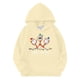 thumbnail image 3 of Sudadera con capucha para niñas y niños, sudadera de manga larga con cuello redondo y estampado de moda, jersey con bolsillo, sudadera de poliéster para niñas, 3 of 8