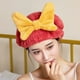 thumbnail image 4 of Toalla de pelo súper absorbente, gorro de ducha con nudo de lazo suave Extrame para niñas/mujeres, 4 of 5