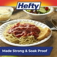 thumbnail image 2 of Hefty Everyday Soak-Proof Foam AIF9 Plates, White, 10.25 Inch, 60 Count, 2 of 3