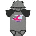 thumbnail image 3 of Inktastic Helicopter Pink Girls Girls Baby Bodysuit, 3 of 5