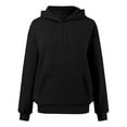 thumbnail image 6 of Girls Oversized Hoodies, Comfy Women's Hoodie Lightweight Pullover Long Sleeve Tops with Pocket Sweatshirt Solid Color Hoodied Sweatshirts Warm Fall Winter Athletic Wear Workwear, 6 of 7