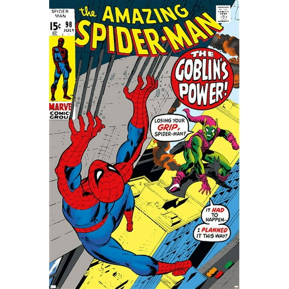 Marvel Comics - Green Goblin - The Amazing Spider-Man #98 Wall Poster, 22.375" x 34"
