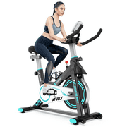 Pooboo Indoor Cycling Exercise Bikes Stationary Fitness Cycle Upright Cycling Belt Drive for Home Cardio Workout 330lb