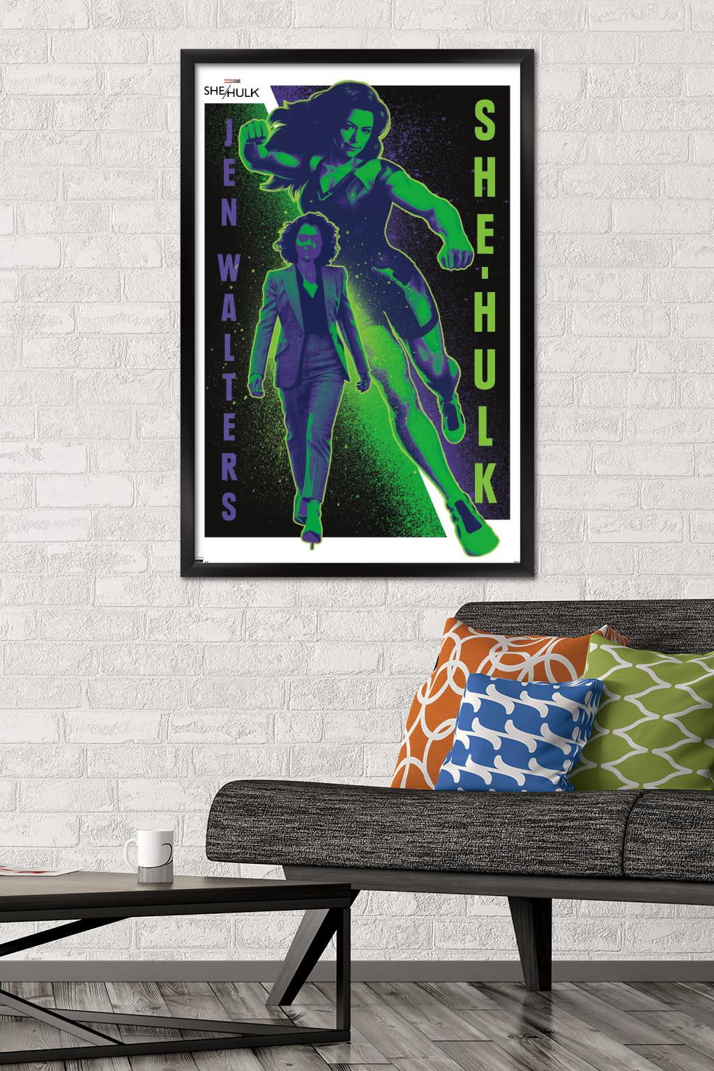 Marvel She-Hulk - Jen Walters Wall Poster, 22.375" x 34" Framed