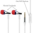 thumbnail image 2 of Hi-Fi Sound Wired Earphones for Moto G Stylus 5G (2022) Phone - Headphones Handsfree Mic Headset Metal Earbuds G2R Compatible With Motorola Moto G Stylus 5G (2022), 2 of 6