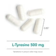 thumbnail image 3 of Nutricology L-Tyrosine - Brain Support, Hormone Precursor, Free Form Amino Acid, 500mg Supplement, Thyroid Support Capsules - 100 Count, 3 of 5