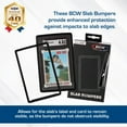 thumbnail image 2 of 1 pack of 6 BCW Black SGC Graded Slab Bumpers, 2 of 5