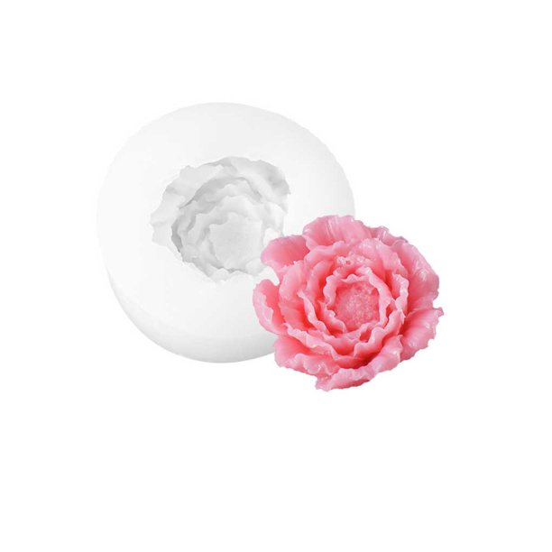 Naiovety Molde de silicona Flores hechas a mano Aromaterapia Arte Artesanía Suministros aromática Jabón Jalea Moldes Decoración Panadería Herramientas y accesorios para hornear peonía Naiovety HA061355-13B