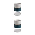 thumbnail image 1 of Injueey Macetas resistentes a la intemperie para interior y exterior y tamaños Maceta de cerámica azul oscuro 11*11 azul oscuro 11*11 2Conjunto, 1 of 6