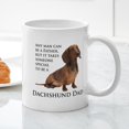 thumbnail image 3 of CafePress - Dachshund Dad Mug - 11 oz Ceramic Mug - Novelty Coffee Tea Cup, 3 of 4