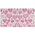 thumbnail image 3 of Pink and Red Hearts Pattern 3 Ring Hardcover Binders 1.5in Round Rings for Letter-Size Folder Paper Organizer Pockets for Office Student Recipe, 3 of 9