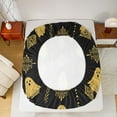 thumbnail image 5 of Feelyou Western Aztec Damask Twin Sheet Sets, Tribal Boho Ghost Bedding, 3 Pieces, 5 of 7