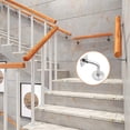 thumbnail image 4 of 4pcs Handrail Brackets With Cover Base Wall Brackets Railing, 4 of 5