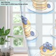 thumbnail image 4 of Yayeee Window Curtains Light Filtering 63"x52" Grommet Panel Pair Home Living Room Decor, Blueberry Pancake Pattern, 4 of 7