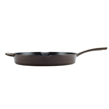 Ayesha Curry Cast Iron Enamel Skillet w/ Pour Spouts 12