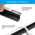 thumbnail image 4 of Uxcell 16.4Ft Weather Stripping Door Seal, PU S-Shaped Door Weather Stripping, Black, 4 of 5