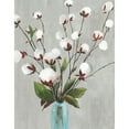 thumbnail image 3 of Jensen, Asia 12x14 Black Modern Framed Museum Art Print Titled - Cotton Ball Flowers II, 3 of 5