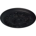 thumbnail image 3 of Ekena Millwork 20"OD x 1 1/2"P Damon Ceiling Medallion (Fits Canopies up to 3 3/8"), Hand-Painted Steel Gray, 3 of 6