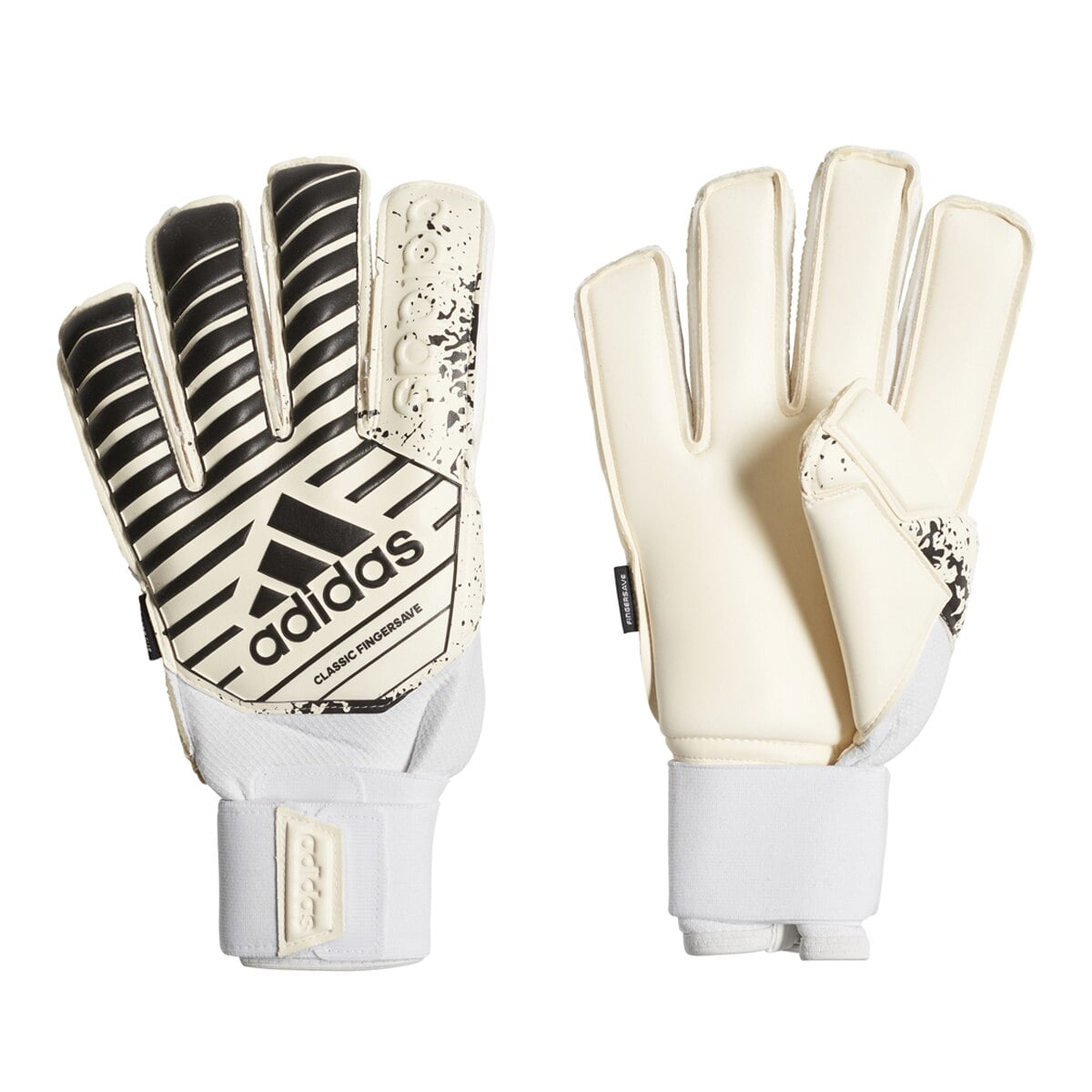 Adidas Classic FS Soccer Goalie Gloves CW5614 - White, Black - Walmart.com - Walmart.com