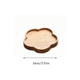 thumbnail image 2 of Anckoeil Round Wooden Serving Tray, Small Snack Fruit Platter for Coffee Table Living Room Entryway, 2 of 5
