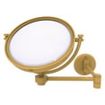 thumbnail image 2 of 8 Inch Wall Mounted Extending Make-Up Mirror with Smooth Accents - Matte Gray / 4X, 2 of 11