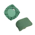 thumbnail image 2 of fastboy Housse de Chaise Extensible Protection Informatique Bureau Maison Mariage Universelle Anti-Poussière Décoration de Fauteuil Vert Foncé/ensemble, 2 of 6
