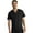 Black, variant on Unisex V-Neck Solid Scrub Top