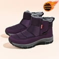 thumbnail image 6 of Men'S & Women'S Winter Fleece-Lined High Quality Snow Boots with Slip-Resistant Rubber Sole, All-Season Round Toe Short Ankle Boots - Warm Insulated Outdoor Walking Shoes for Elderly, 6 of 9