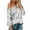 Silver, variant on Women's Sequin V Neck Slouchy Tank Top Glittering Casual Bling Bling Shirt Gold S
