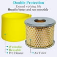 thumbnail image 4 of Professional GX390 Air Filter, Compatible with Honda GX340 GX 390 11HP 13HP Engine 17210-ZE3-505 17210-ZE3-010 Air Filter, 4 of 5