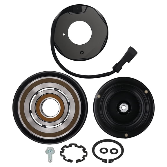 maXpeedingrods AC Compressor Clutch Kit Pulley Bearing Coil for Chevrolet Silverado 1500 4.3L 2003-2013, A/C Clutch