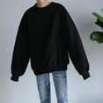 thumbnail image 1 of OUSITAID Hommes Sweat-Shirts à Manches Longues Col Rond Pull-Over Tunique Haut, 1 of 6