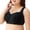 Black, variant on Gray Women's Comfy Pullover Wireless Bra Pullover, Comfort Lounge Bralette, Wide Straps, Breathable, Back Smoothing, Ultra Soft, Invisible, All-Day Comfort AG