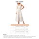 thumbnail image 5 of Vestido con escote en V, tirantes ajustables y dobladillo fluido con estampado de lunares - Blanco, talla S Summer Chic, 5 of 5